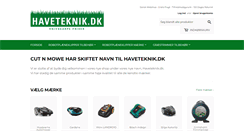 Desktop Screenshot of haveteknik.dk